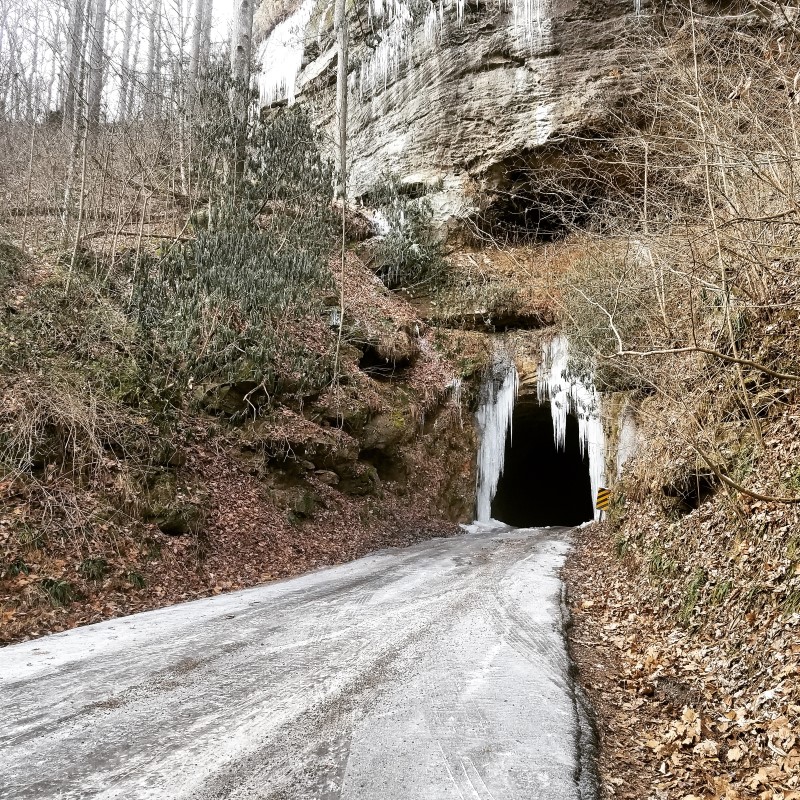 Nada Tunnel in Winter