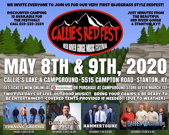 Callies Redfest-Red River Gorge Music Festival